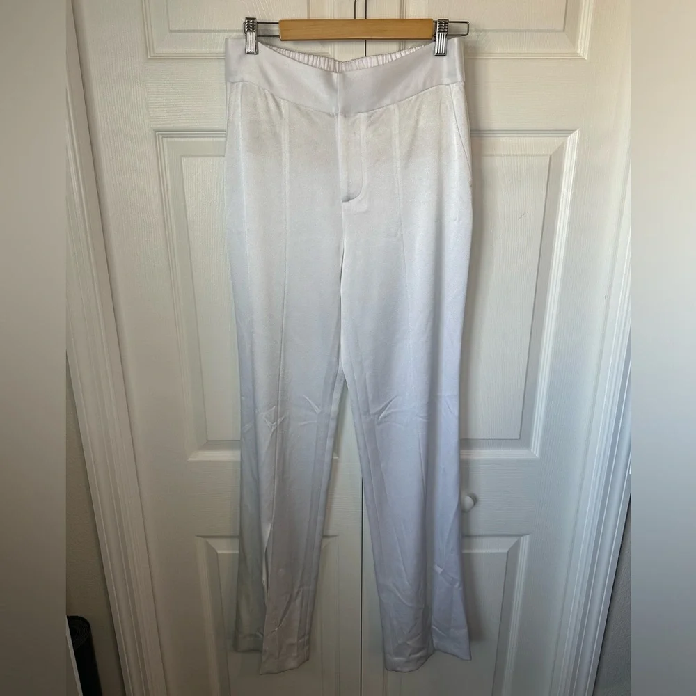 Alice + Olivia Straight Satin Pant Sz.10